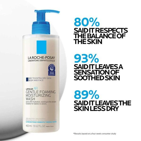 商品La Roche Posay|La Roche-Posay Lipikar Wash AP Gentle Foaming Moisturising Wash 400ml,价格¥146,第2张图片详细描述