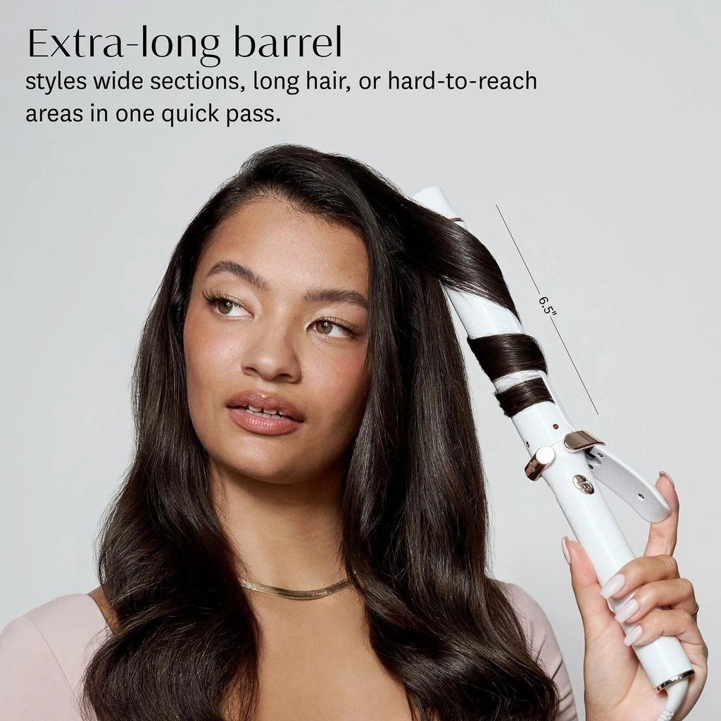 商品T3|T3 SinglePass Curl X Extra-Long 1.5 Inch Barrel Ceramic Curling Iron,价格¥1250,第2张图片详细描述