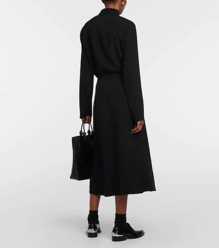 商品Jil Sander|系带中长连衣裙,价格¥13378,第3张图片详细描述