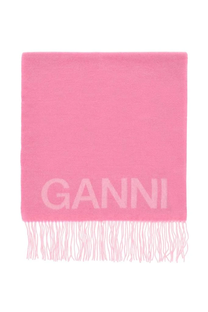 商品Ganni|Ganni Logo Scarf,价格¥575,第1张图片