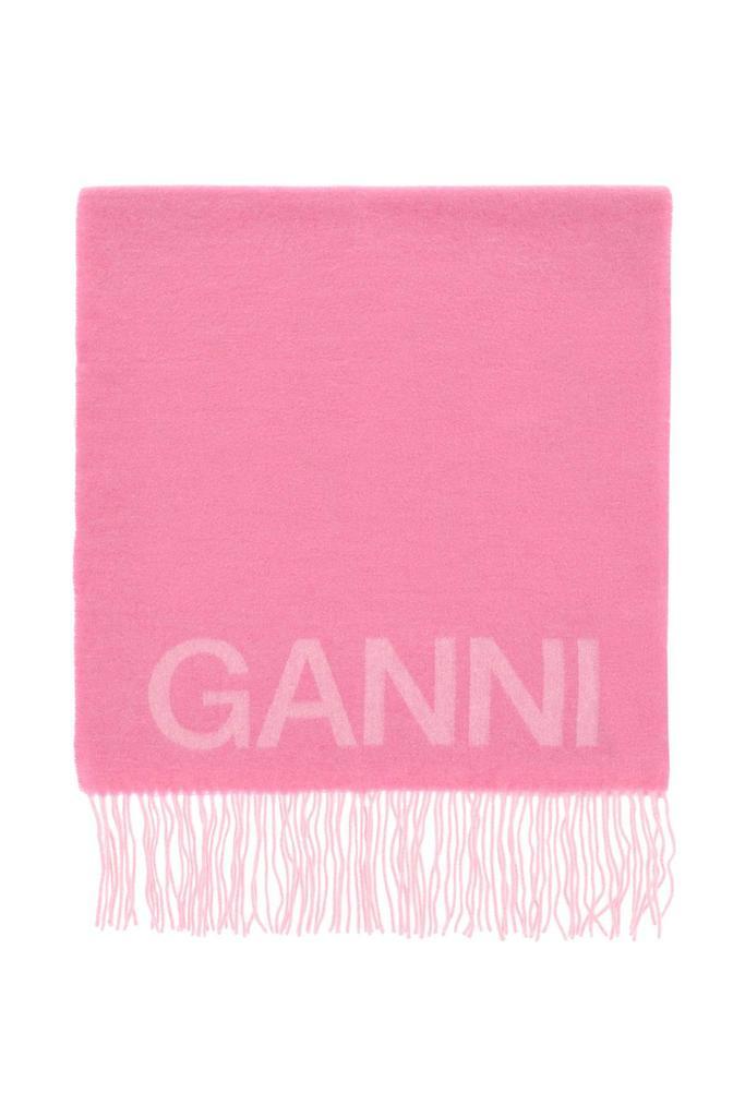 商品Ganni|Ganni Logo Scarf,价格¥549,第1张图片