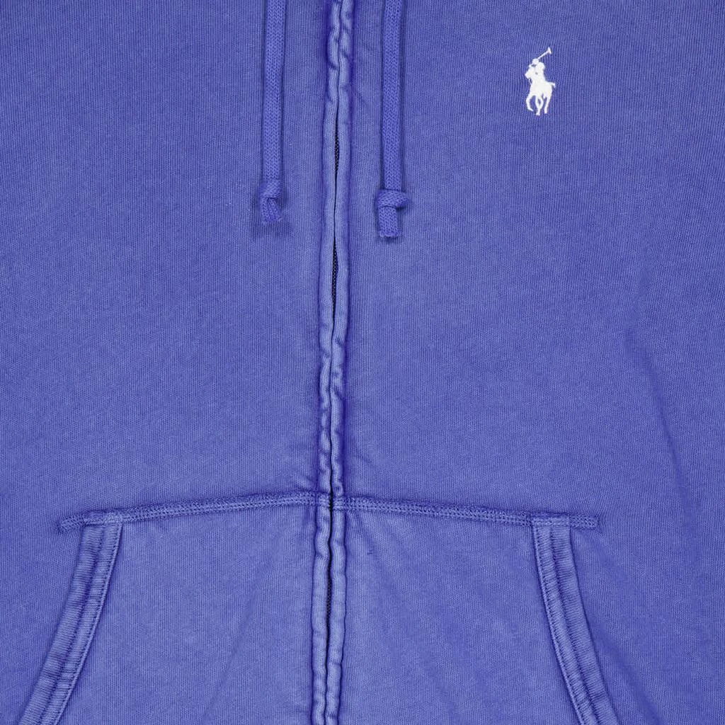 商品Ralph Lauren|Polo Ralph Lauren Mens Cotton Twill Zip Up Hoodie, Size Small,价格¥451,第3张图片详细描述