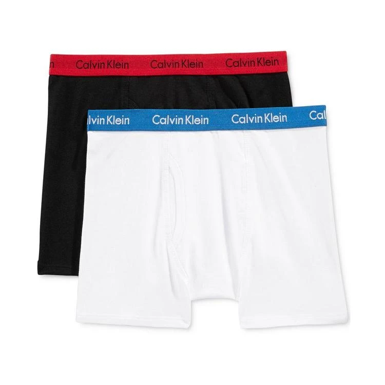 商品Calvin Klein|2-Pk. Boxer Briefs, Big Boys (8-20),价格¥135,第1张图片