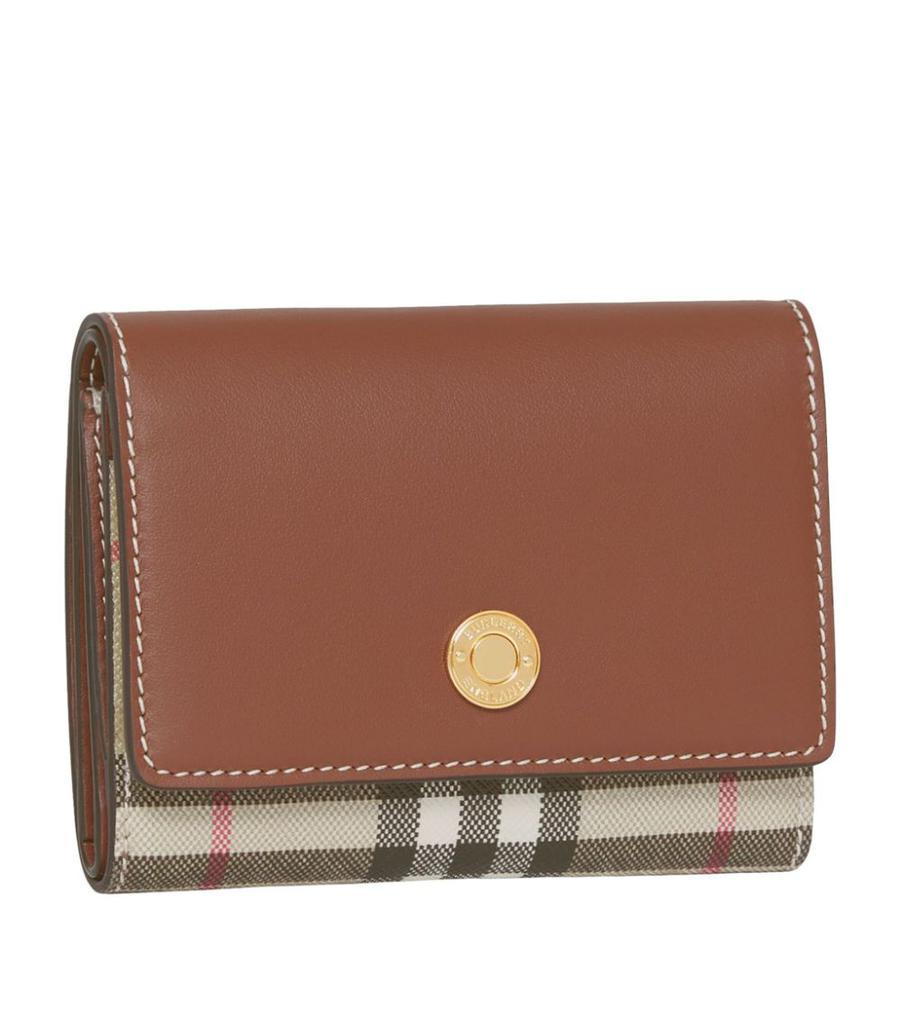 商品Burberry|Small Check Folding Wallet,价格¥2995,第4张图片详细描述