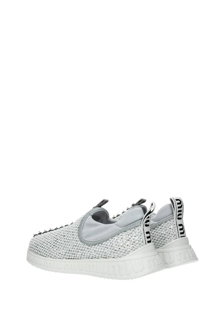 商品Miu Miu|Sneakers Net Silver White,价格¥2129,第4张图片详细描述