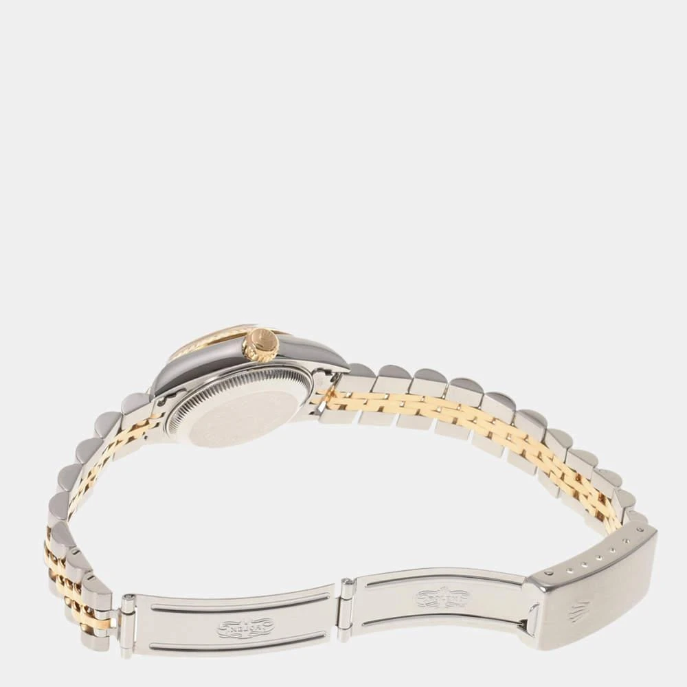 商品[二手商品] Rolex|Rolex Champagne Diamonds 18K Yellow Gold And Stainless Steel Datejust 69173 Women's Wristwatch 26 mm,价格¥38456,第5张图片详细描述