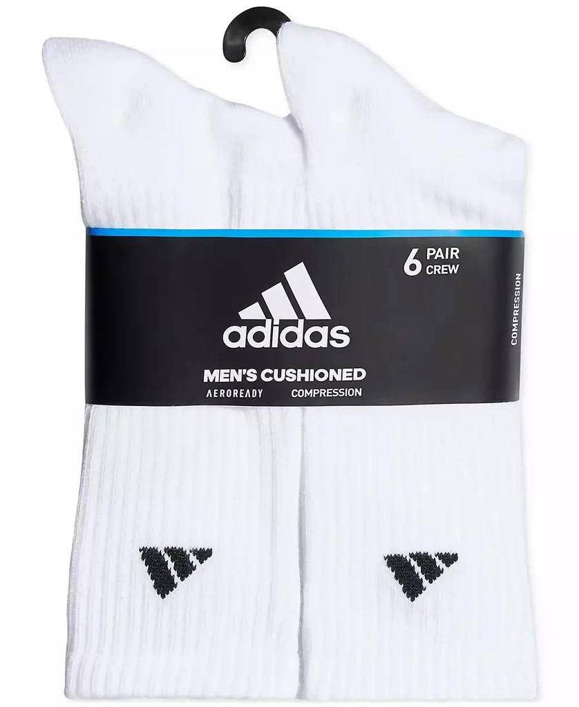 Men's Cushioned Athletic 6-Pack Crew Socks 商品