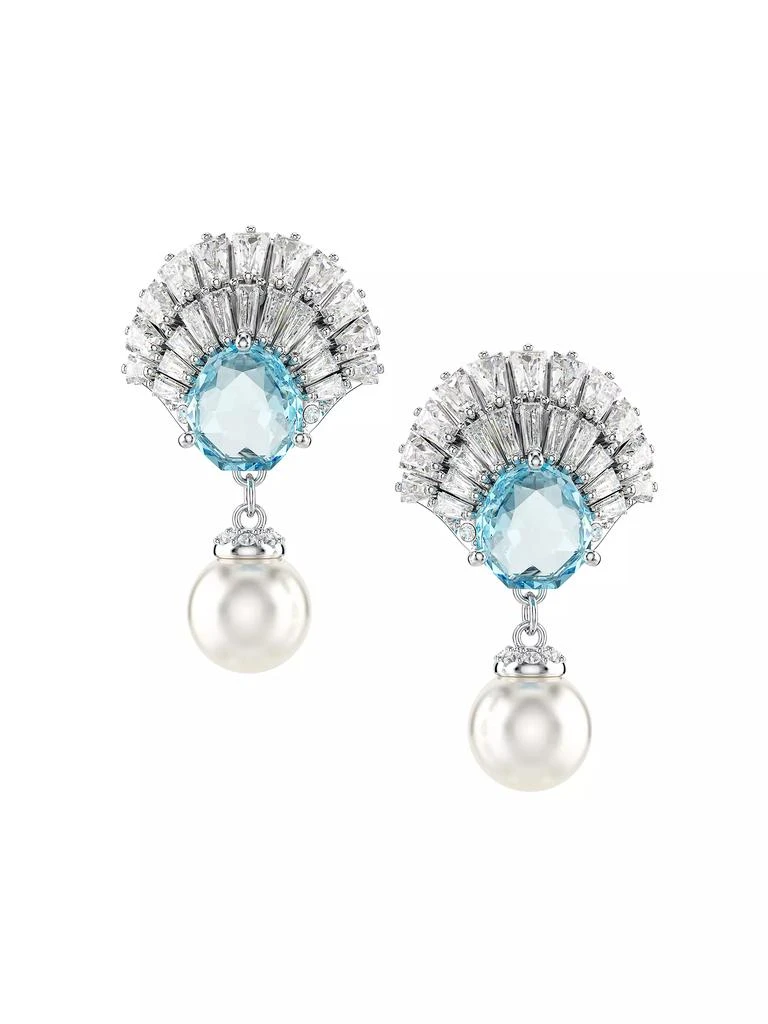 商品Swarovski|Idyllia Crystal & Imitation Pearl Drop Earrings,价格¥1044,第1张图片