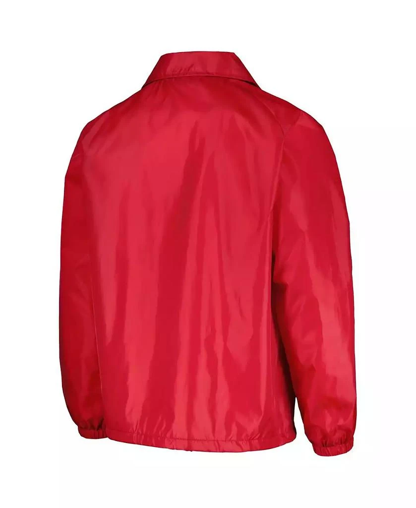 商品Dunbrooke|Men's Red Philadelphia Phillies Coach's Raglan Full-Snap Windbreaker Jacket,价格¥374,第3张图片详细描述