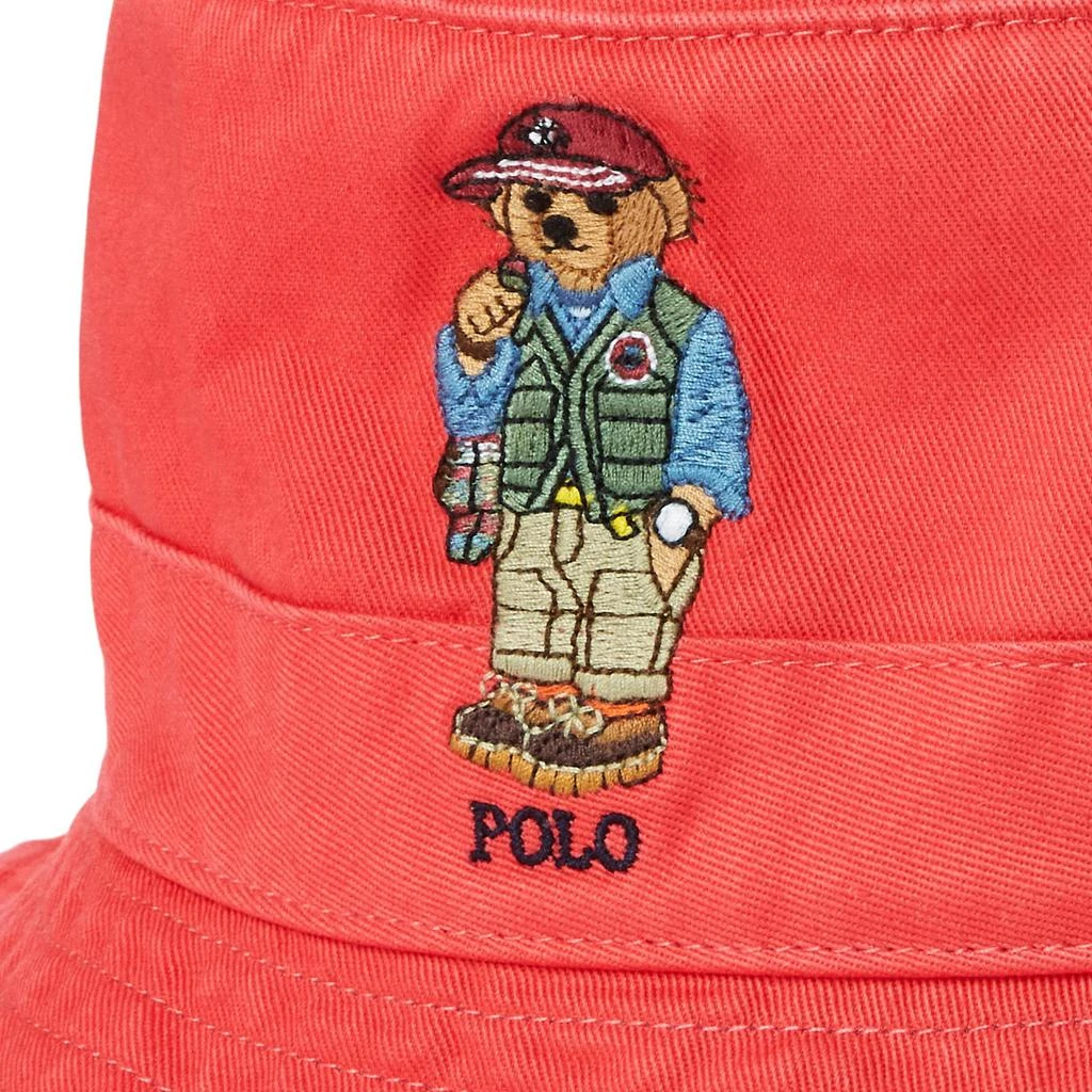 商品Ralph Lauren|Polo Bear Twill Bucket Hat,价格¥365,第3张图片详细描述