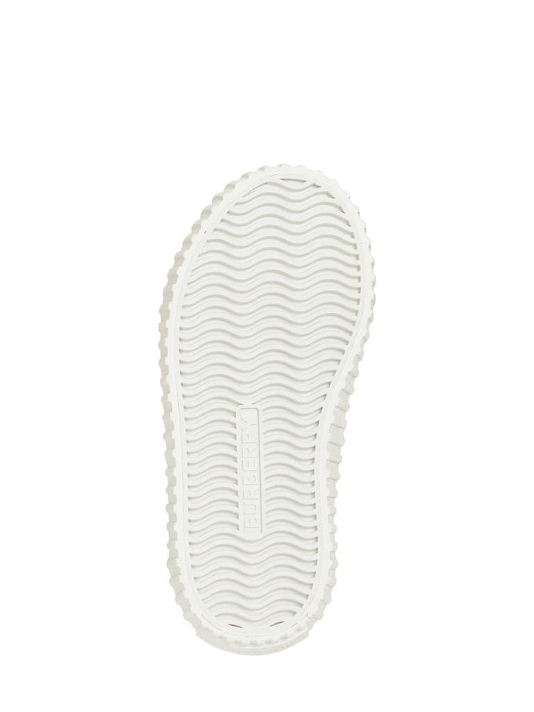 商品Burberry|Check Print Cotton Strap Sneakers,价格¥2206,第6张图片详细描述