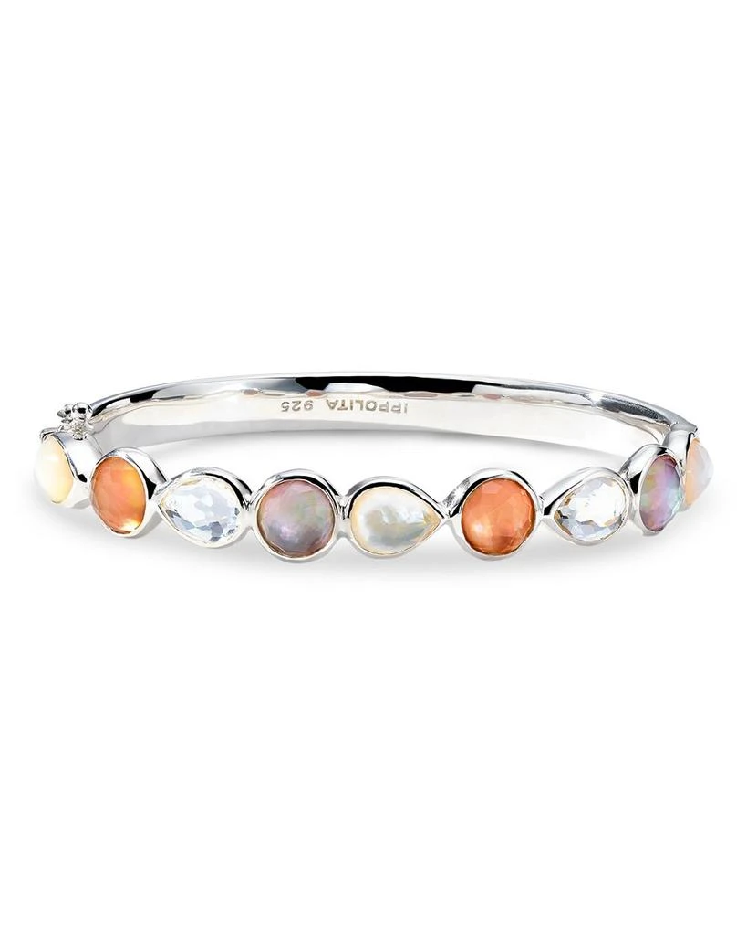 商品Ippolita|Sterling Silver 925 Rock Candy® Multi Stone Hinged Bangle Bracelet,价格¥6013,第1张图片