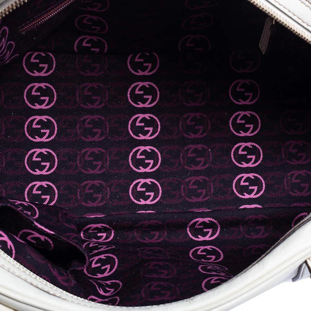 Gucci White Leather Princy Duffel Bag 商品