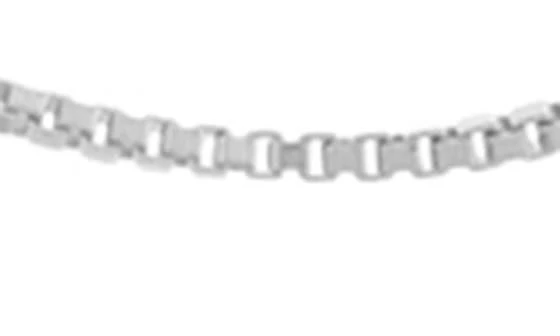 商品FZN|Sterling Silver Adjustable Box Chain Necklace,价格¥308,第3张图片详细描述