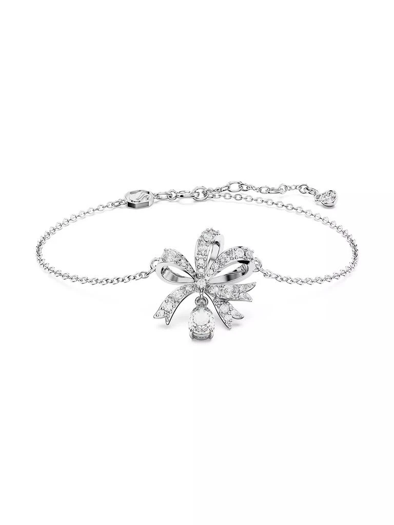 商品Swarovski|Volta Rhodium-Plated &amp; Cubic Zirconia Bracelet,价格¥978,第1张图片