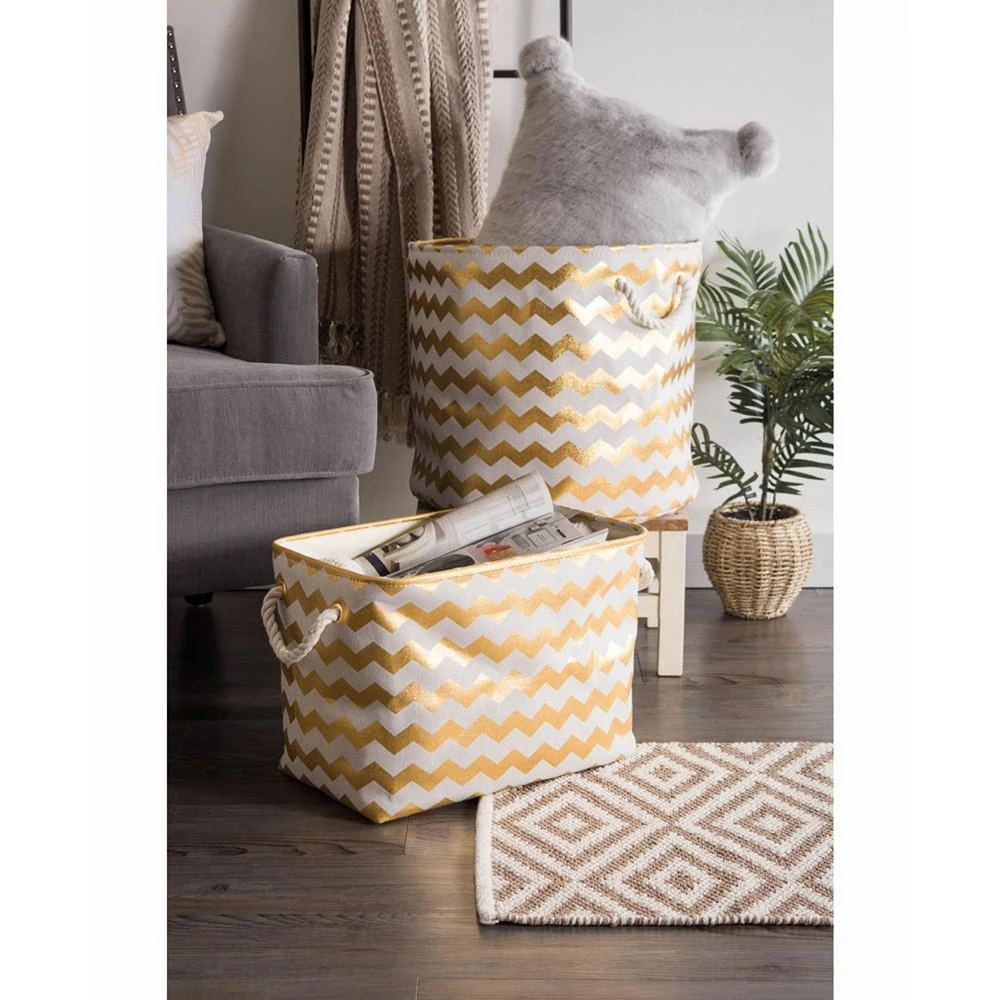 商品Design Imports|Design Import Storage Bin Chevron, Rectangle,价格¥201,第2张图片详细描述