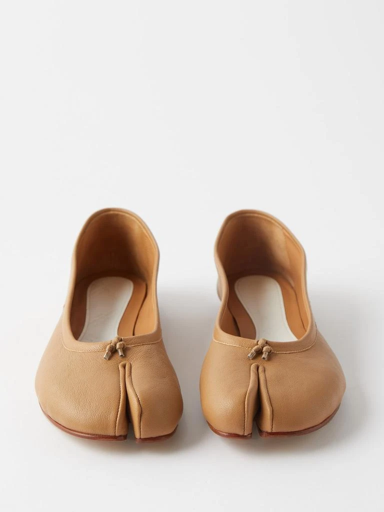 商品MAISON MARGIELA|Tabi split-toe leather ballet flats,价格¥3601,第5张图片详细描述