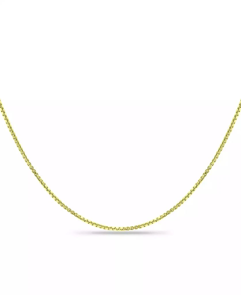 商品Giani Bernini|Box Link 20" Chain Necklace in 18k Gold-Plated Sterling Silver, Created for Macy's,价格¥257,第3张图片详细描述