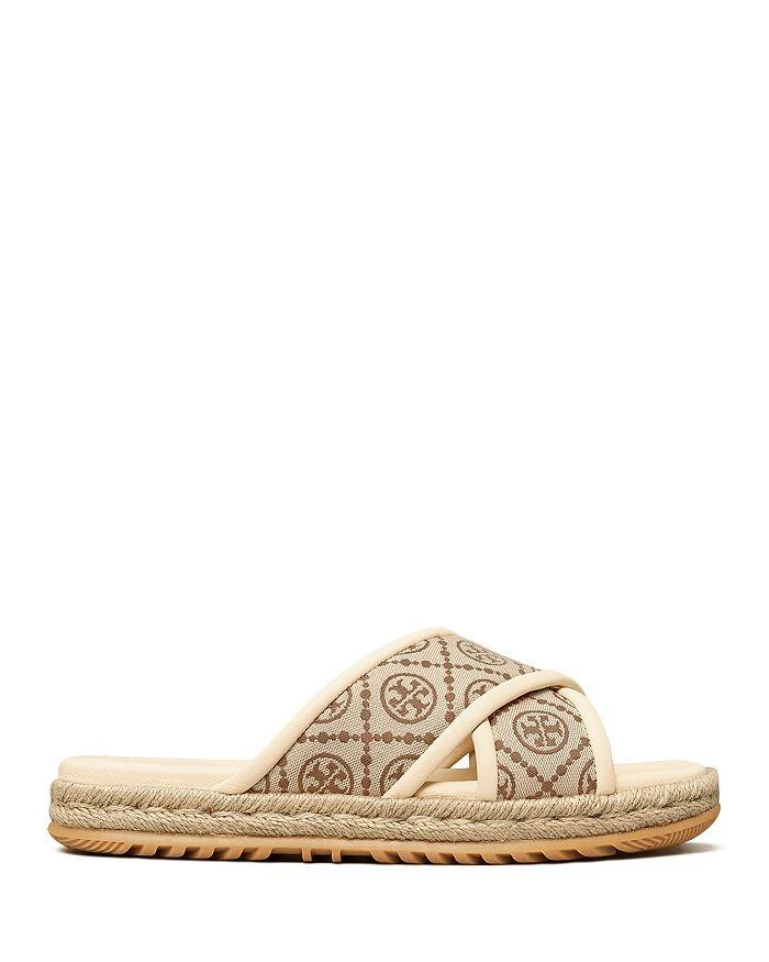 商品Tory Burch|Women's T Monogram Crossband Espadrille Sandals,价格¥1119,第3张图片详细描述