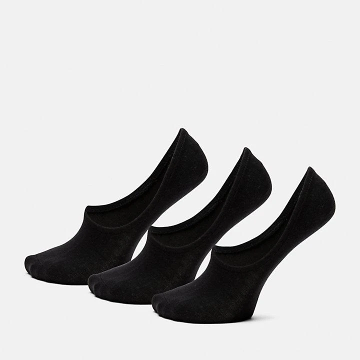 商品Timberland|Three Pack Stratham Core Low Sock Liners for Women in Black,价格¥120,第1张图片