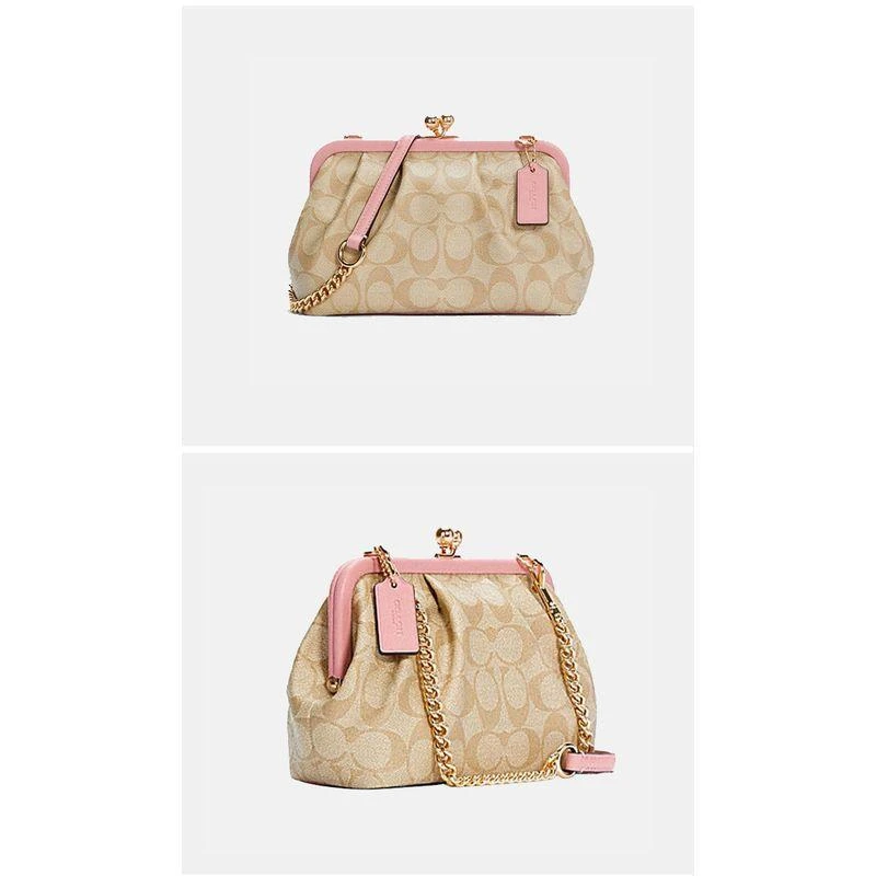 商品Coach|美国直邮COACH蔻驰新款NORA女士索吻包单肩斜挎链条包C2876IMAA8,价格¥2547,第9张图片详细描述