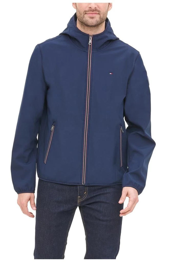 商品Tommy Hilfiger|Softshell Fleece Hooded Jacket,价格¥523,第1张图片