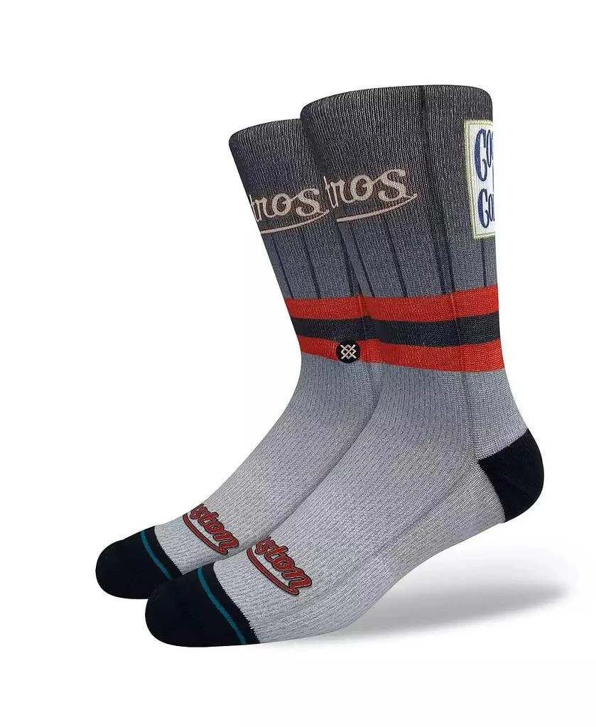 商品Stance|Men's Houston Astros Cooperstown Collection Crew Socks,价格¥150,第1张图片