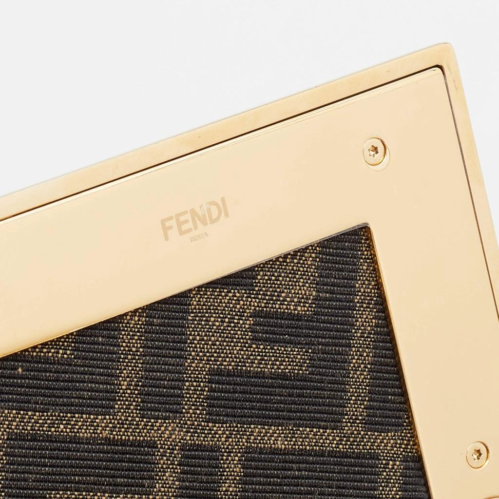 Fendi Brown Leather Small Fendi First Clutch 商品