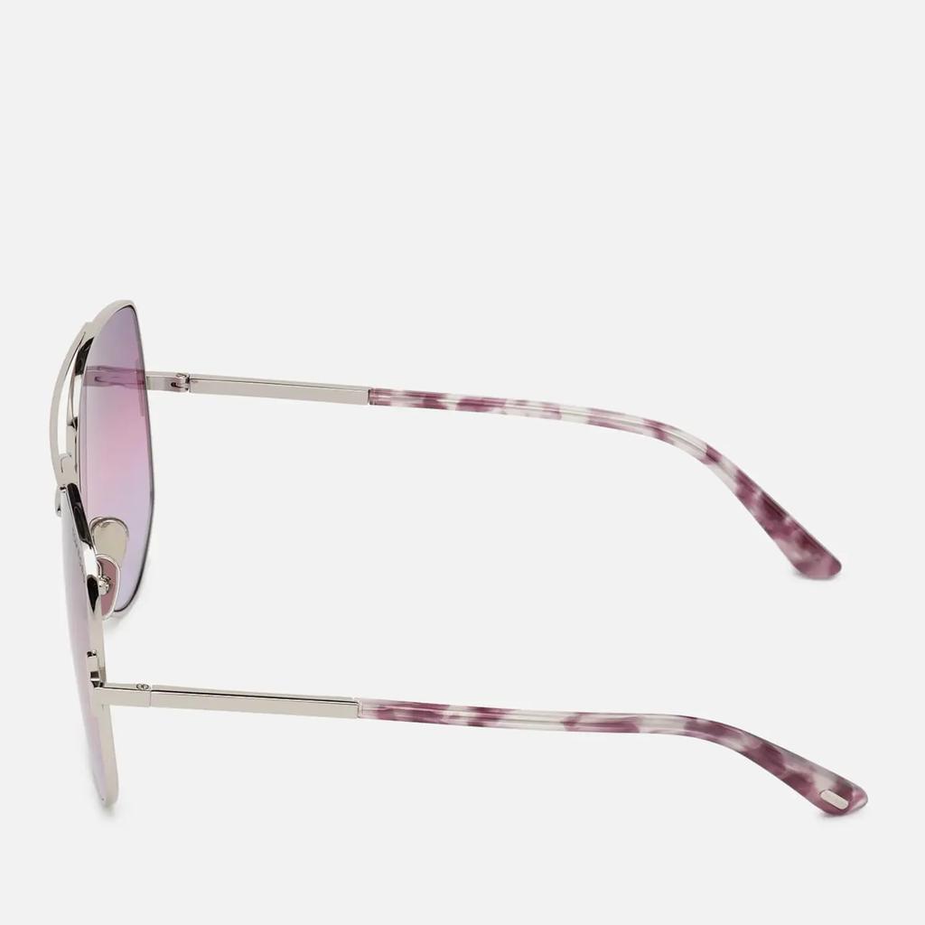 商品Tom Ford|Tom Ford Women's Lennox Pilot Style Sunglasses - Palladium/Violet,价格¥2866,第6张图片详细描述