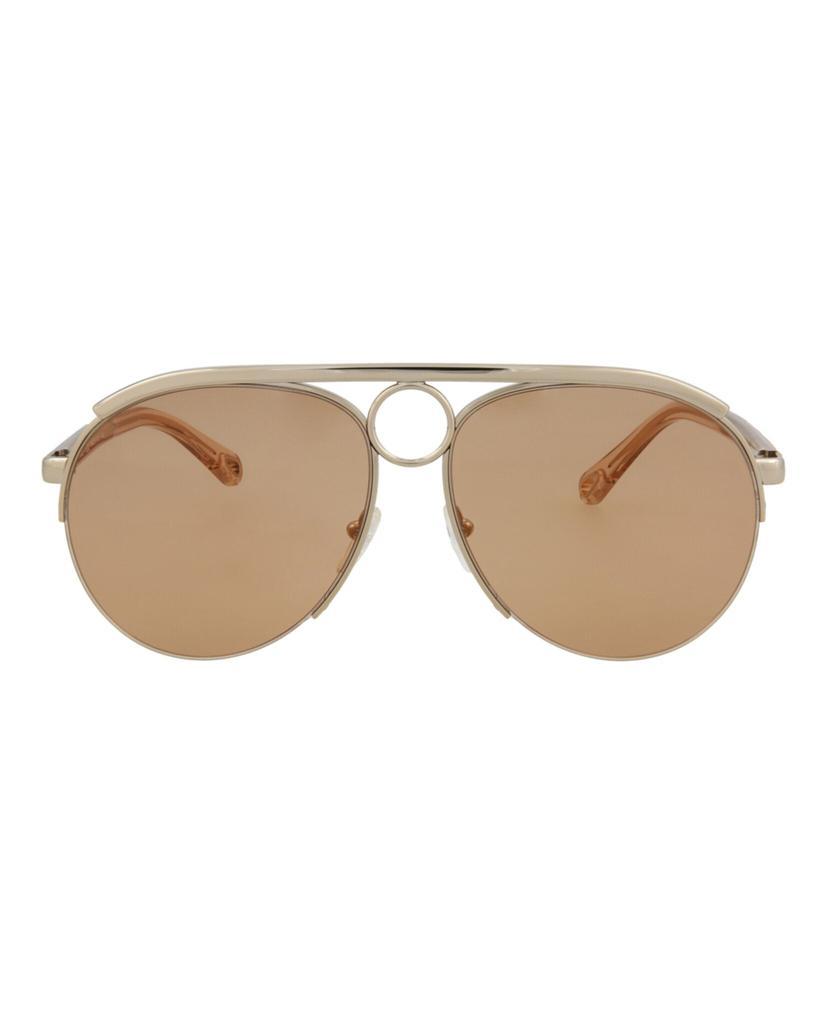 商品Chloé|Aviator-Style Metal Sunglasses,价格¥870,第1张图片