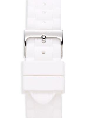 商品Versus Versace|42MM Stainless Steel & Silicone Strap Watch,价格¥671,第6张图片详细描述