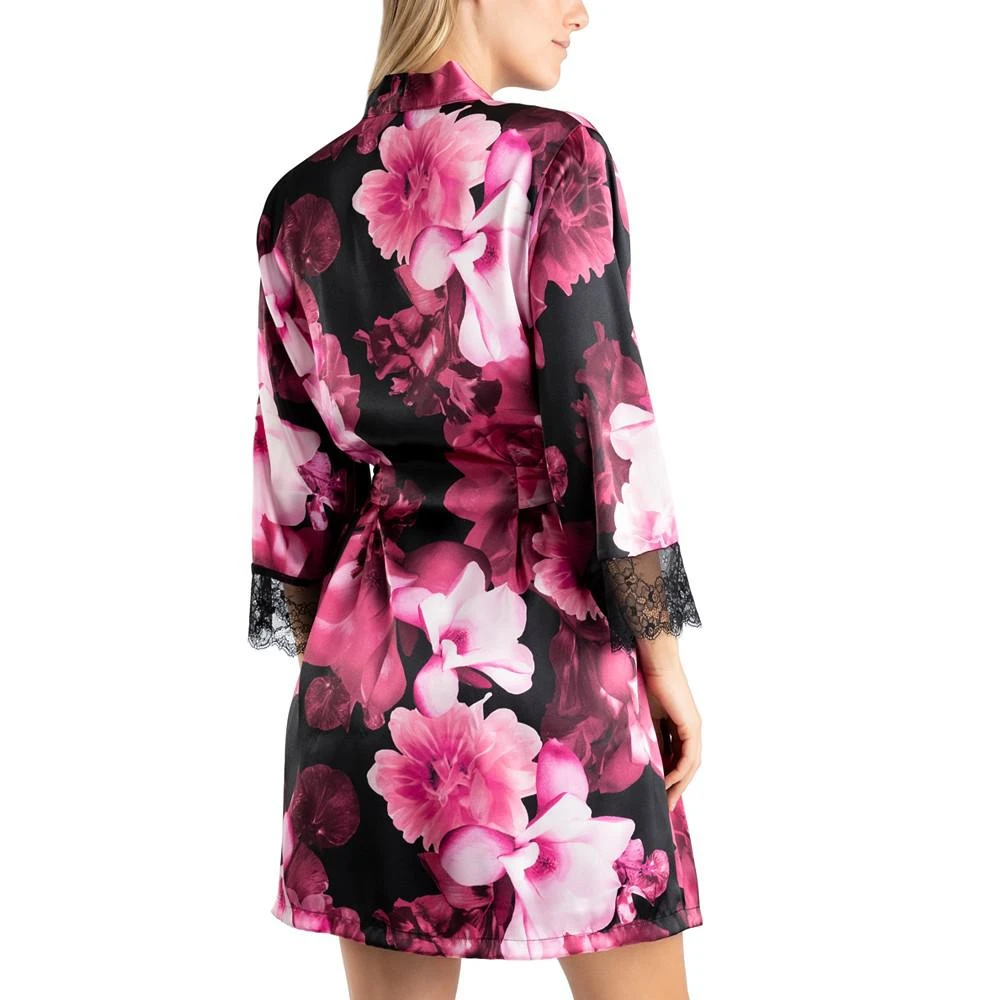 商品Linea Donatella|Women's Erina 2-Pc. Printed Robe & Chemise Set,价格¥232,第2张图片详细描述