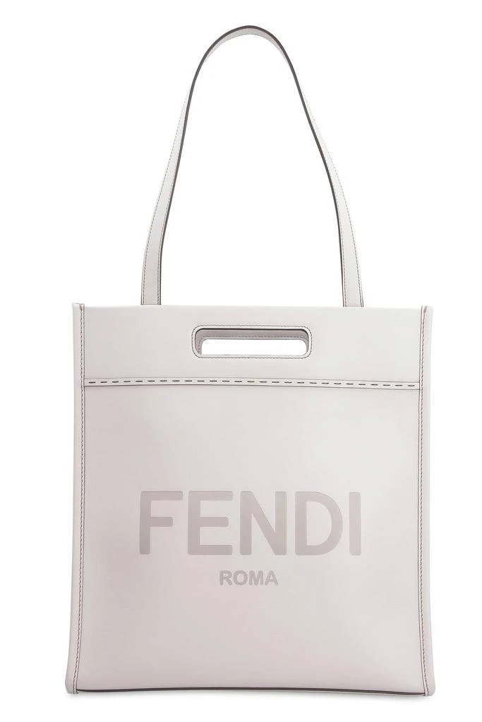 商品Fendi|Fendi Roma Lettering Shopper Tote Bag,价格¥12319,第4张图片详细描述