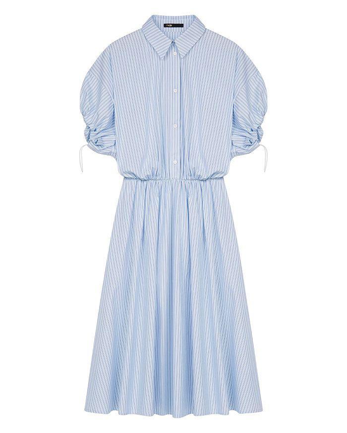 商品Maje|Ririsa Striped Shirt Dress,价格¥1835,第5张图片详细描述