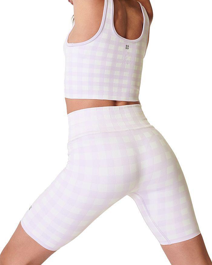 商品SWEATY BETTY|Gingham High Waist 9" Bike Shorts,价格¥302,第7张图片详细描述