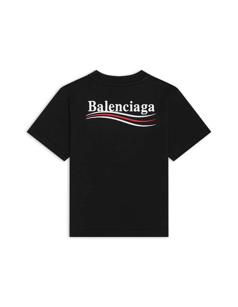 商品Balenciaga|Balenciaga Kids Political Campaign T-shirt In Black Cotton,价格¥1224,第2张图片详细描述