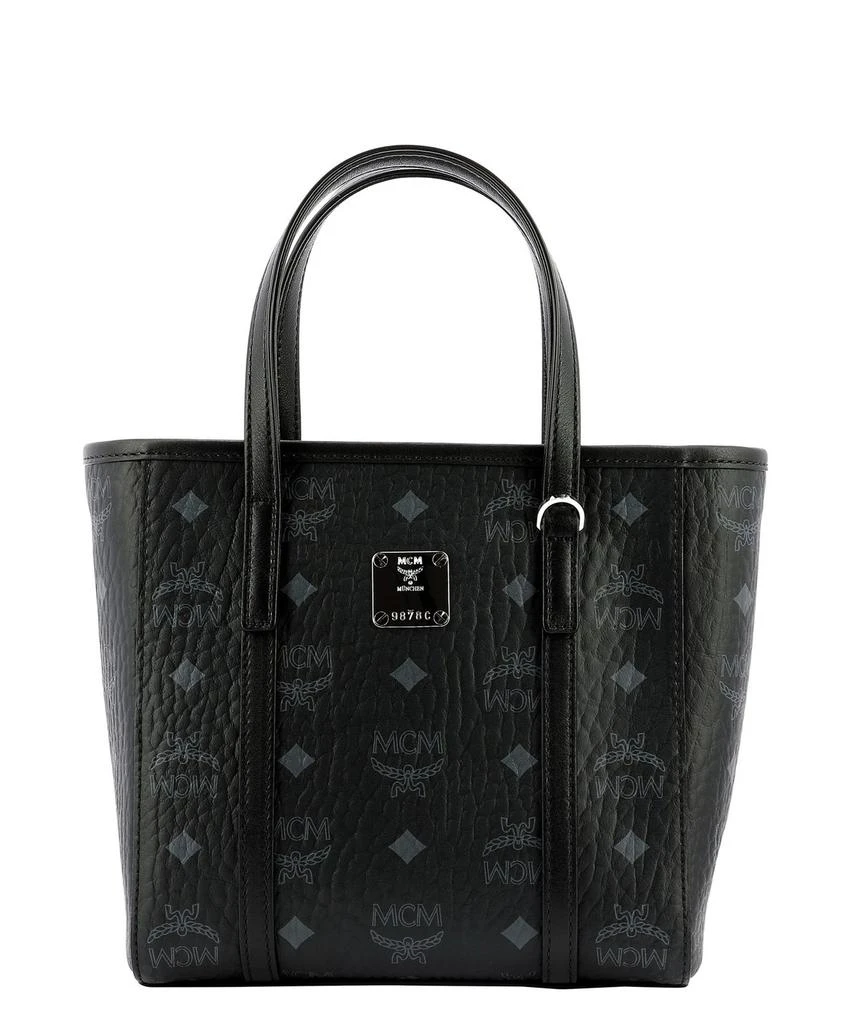 商品MCM|MCM Logo Plaque Small Tote Bag,价格¥2991,第1张图片