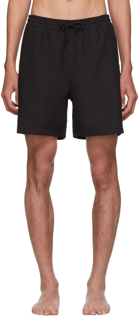 商品Carhartt WIP|Black Chase Swim Shorts,价格¥330,第1张图片