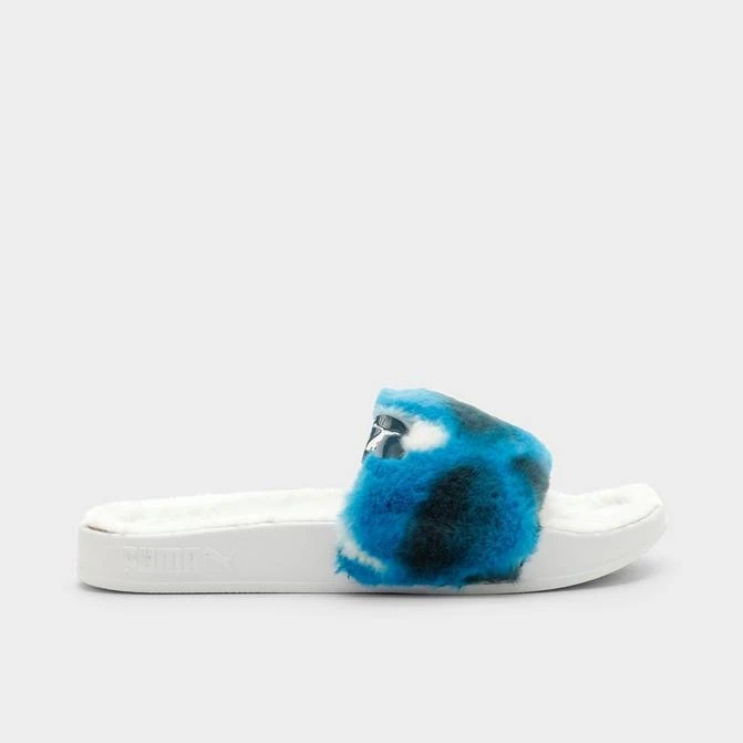 商品Puma|Women's Puma Leadcat 2.0 Fluff Tie Dye Slide Sandals,价格¥338,第1张图片