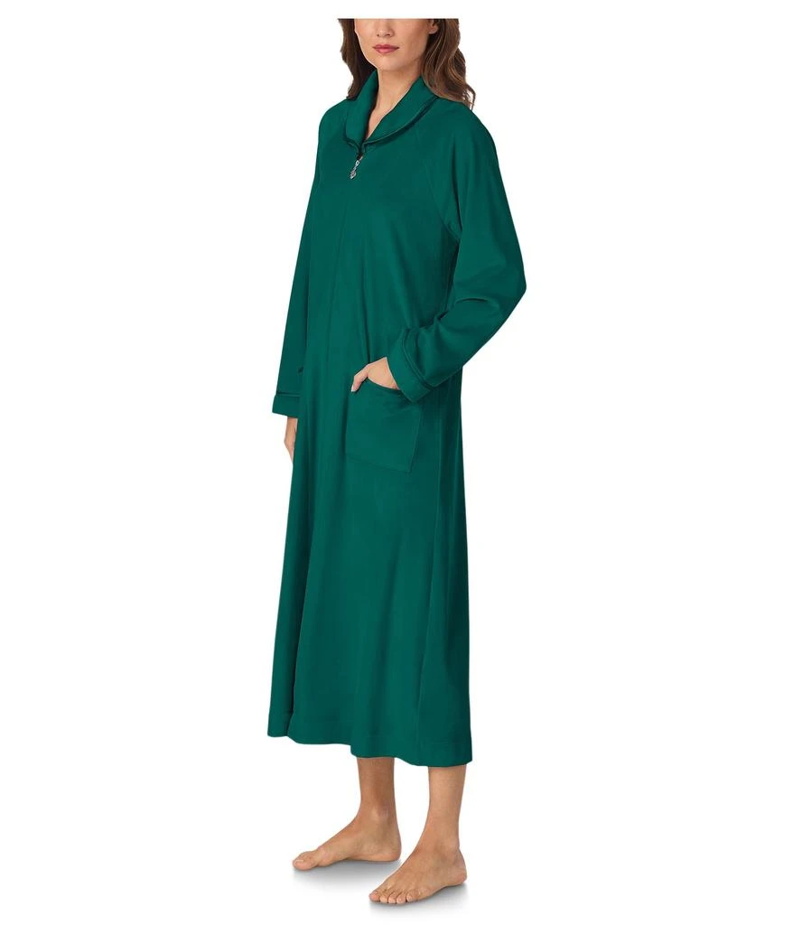 商品Eileen West|Lux Velour 50" Long Sleeve Zip Robe,价格¥620,第2张图片详细描述