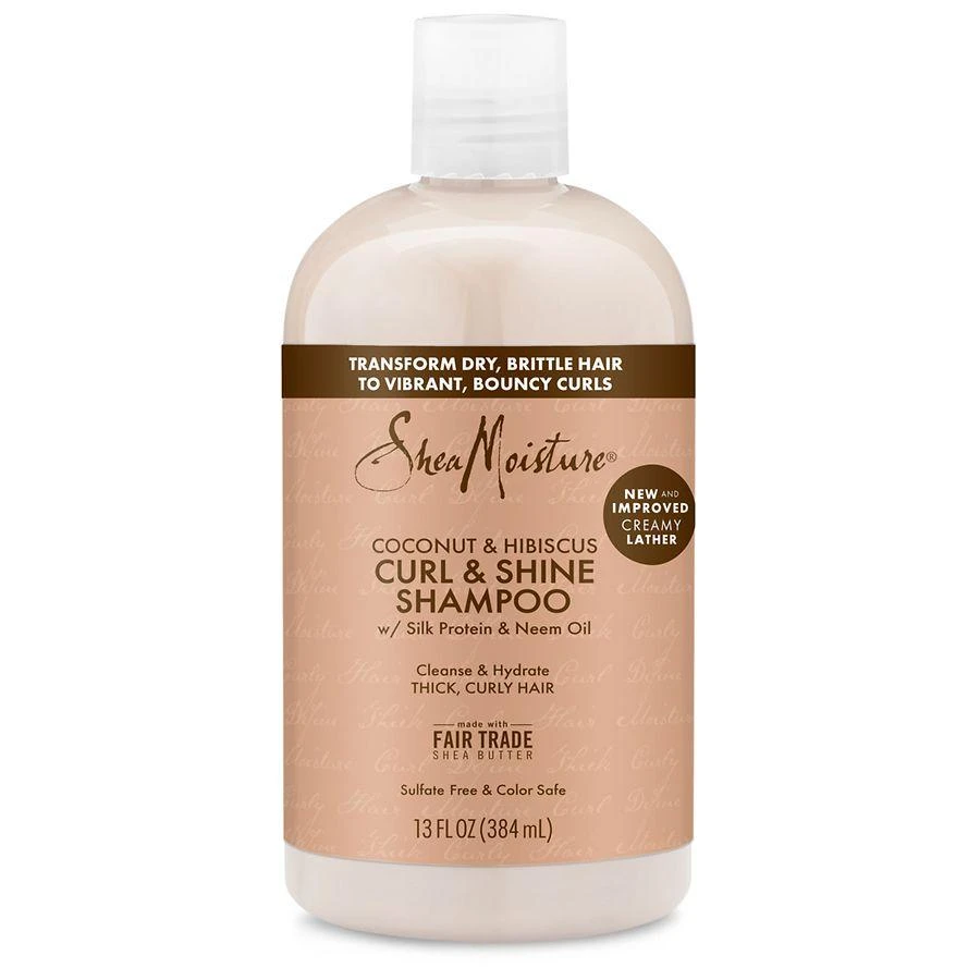 商品SheaMoisture|Curl and Shine Shampoo Coconut & Hibiscus,价格¥93,第1张图片