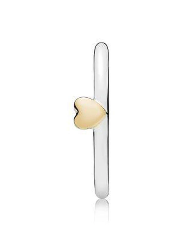 商品PANDORA|Ring - Sterling Silver & 14K Gold Puzzle Heart,价格¥559,第4张图片详细描述