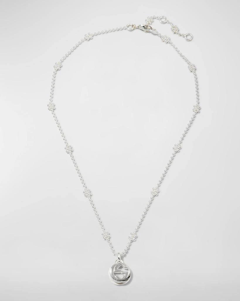 商品Gucci|Interlocking G Necklace, Silver,价格¥3872,第1张图片