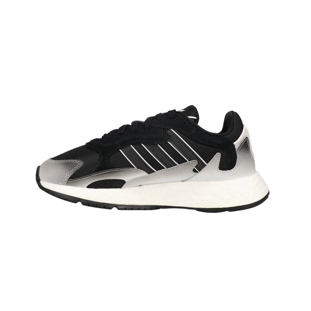 商品Adidas|大童 Tresc Run 网面火焰跑步鞋 黑灰色,价格¥337,第3张图片详细描述