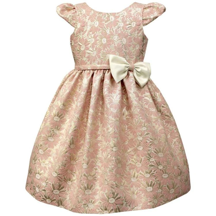 商品Jayne Copeland|Floral Jaquard Cap Sleeve Dress, Little Girls,价格¥195,第1张图片