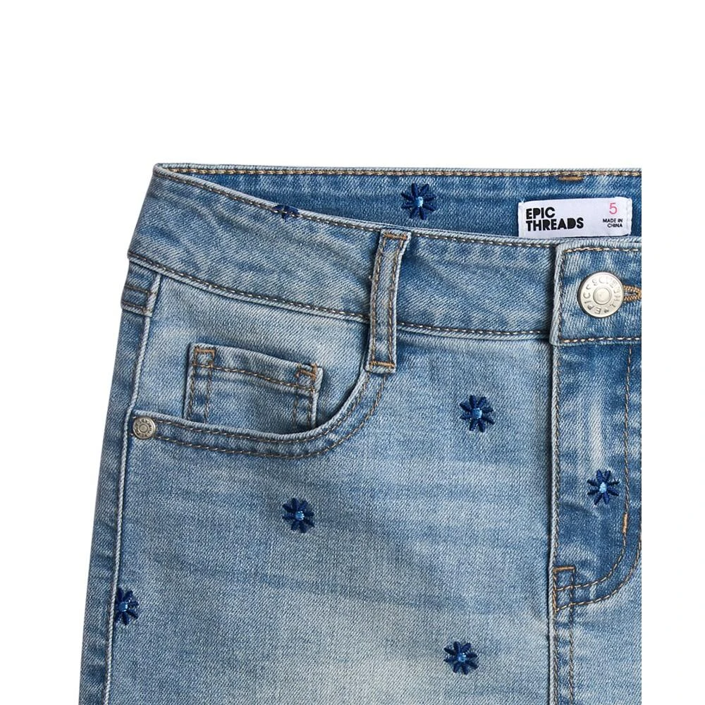 商品Epic Threads|Toddler Girls Daisy Denim Shorts, Created For Macy's,价格¥54,第5张图片详细描述