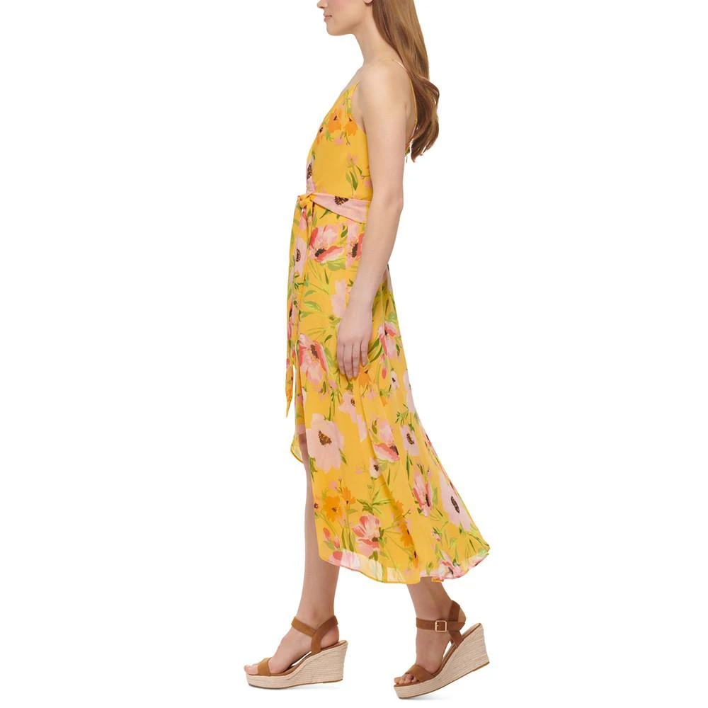 商品Vince Camuto|Petite Floral-Print Wrap-Style Dress,价格¥596,第3张图片详细描述