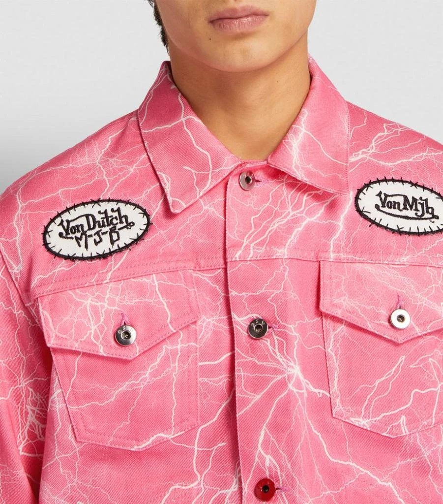 x Von Dutch Denim Marble Lightning Jacket 商品