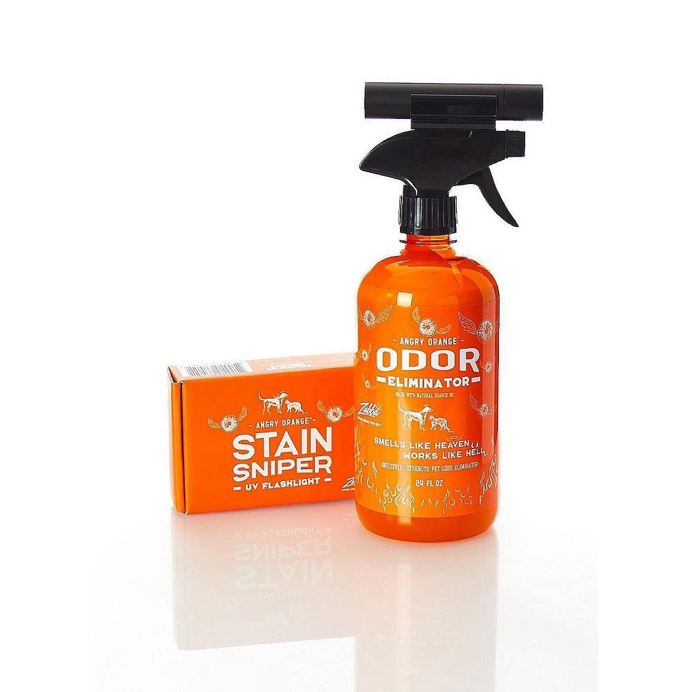 商品Angry Orange|24 oz Pet Odor Eliminator and Stain Sniper Bundle,价格¥283,第1张图片