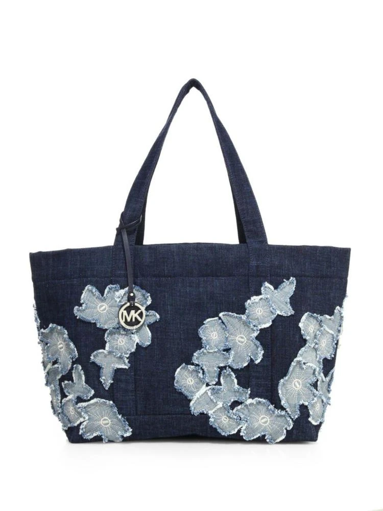 商品Michael Kors|Denim Flower Tote,价格¥1046,第1张图片